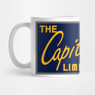 The Capital Limited Streamliner Train Drumhead Mug